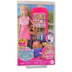 Barbie and Teresa Recipe for Friendship Malibu at the Market Doll Playset JCT05